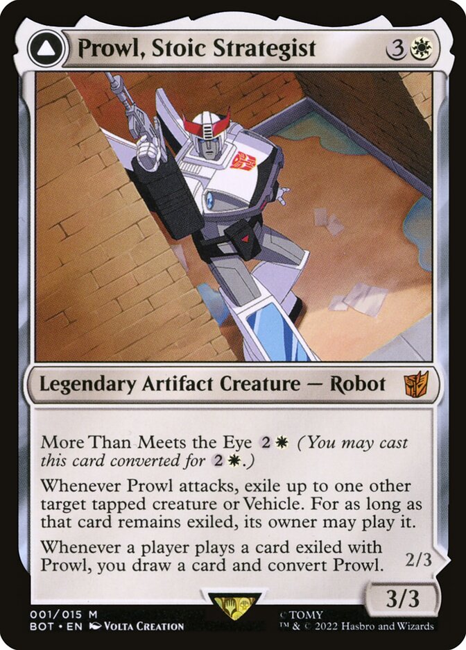 Prowl Stoic Strategist 1 (Universes Beyond: Transformers)  - Foil | Good Games Modbury