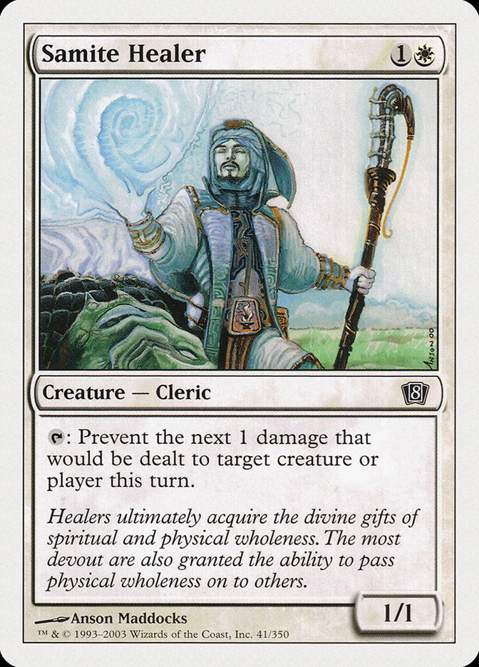 Samite Healer 41/350 (8th Edition)  | Good Games Modbury