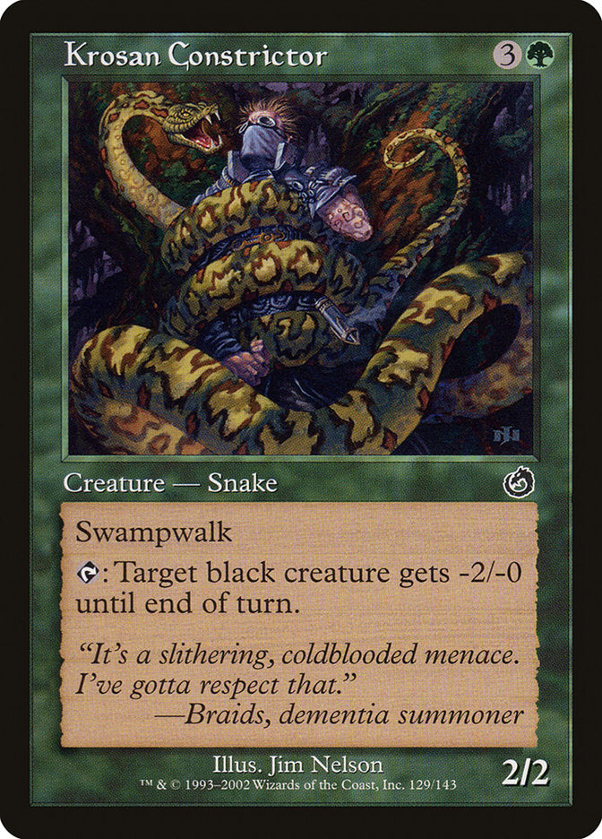 Krosan Constrictor 129/143 (Torment)  - Foil | Good Games Modbury