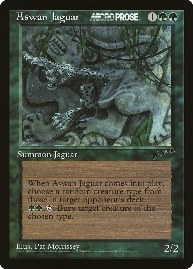 Aswan Jaguar 1/1 (Oversize Cards)  | Good Games Modbury