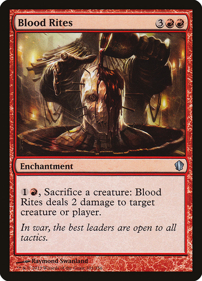 Blood Rites 101/356 (Commander 2013)  | Good Games Modbury