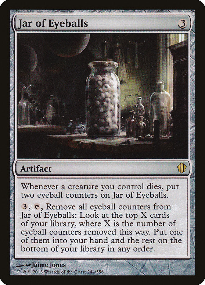 Jar of Eyeballs 244/356 (Commander 2013)  | Good Games Modbury