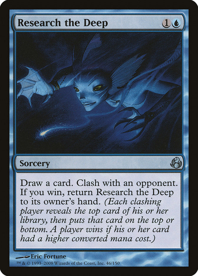 Research the Deep 46/150 (Morningtide)  - Foil | Good Games Modbury