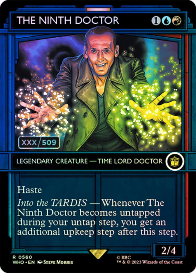 The Ninth Doctor Serialized 560z/331 (Universes Beyond: Doctor Who)  - Double Rainbow Foil | Good Games Modbury