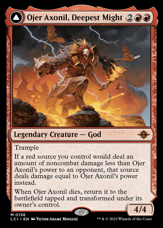 Ojer Axonil, Deepest Might // Temple of Power 158 (The Lost Caverns of Ixalan)  | Good Games Modbury