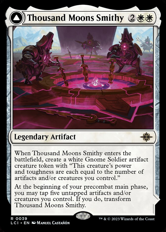 Thousand Moons Smithy // Barracks of the Thousand 39 (The Lost Caverns of Ixalan)  - Foil | Good Games Modbury