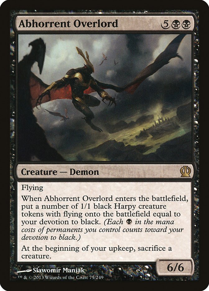 Abhorrent Overlord 75/249 (Theros)  | Good Games Modbury