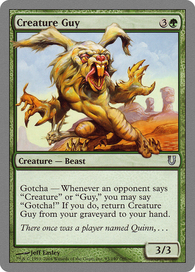 Creature Guy 93/140 (Unhinged)  - Foil | Good Games Modbury