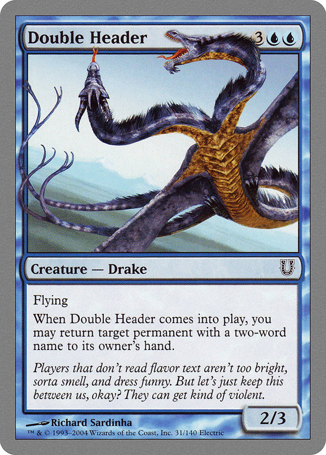 Double Header 31/140 (Unhinged)  | Good Games Modbury