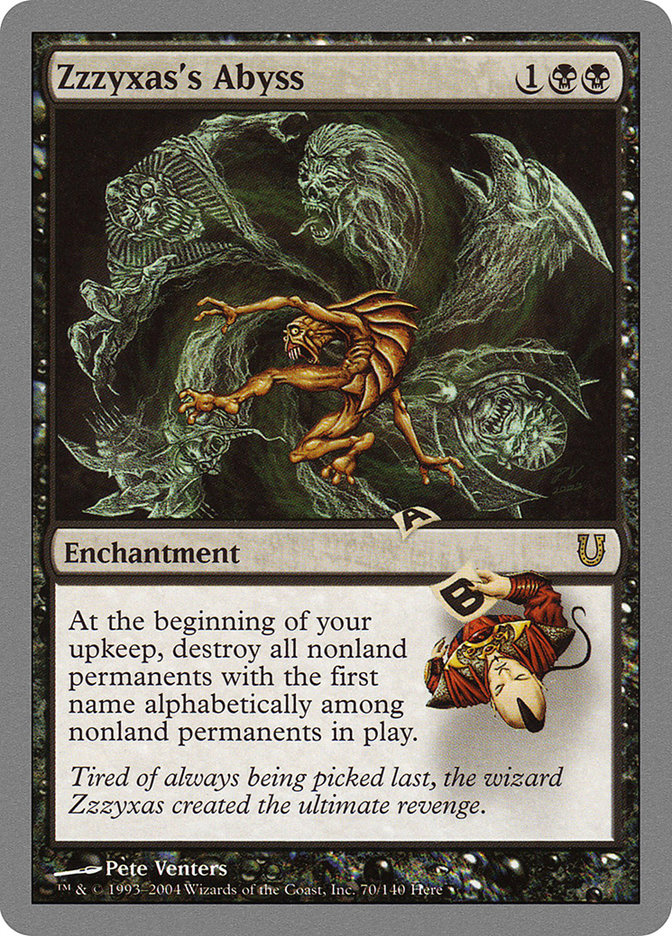 Zzzyxas's Abyss 70/140 (Unhinged)  - Foil | Good Games Modbury