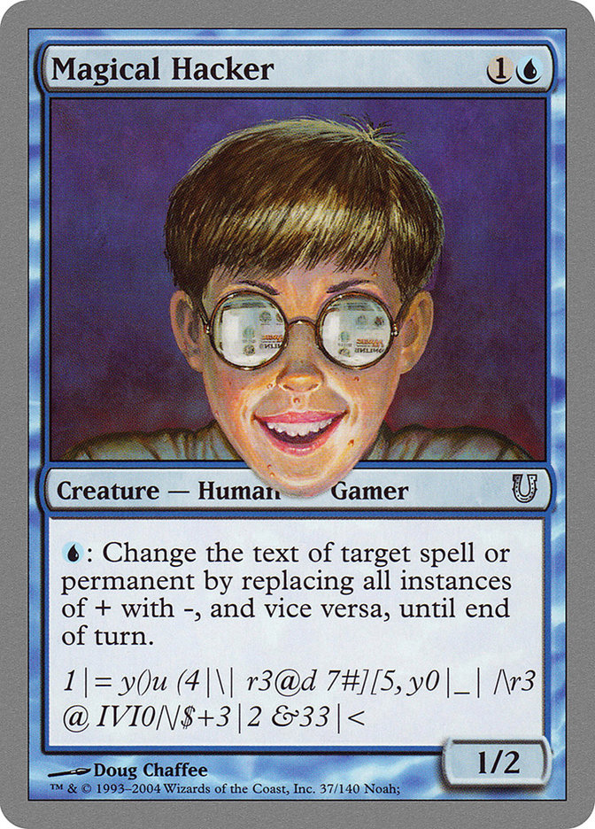 Magical Hacker 37/140 (Unhinged)  - Foil | Good Games Modbury
