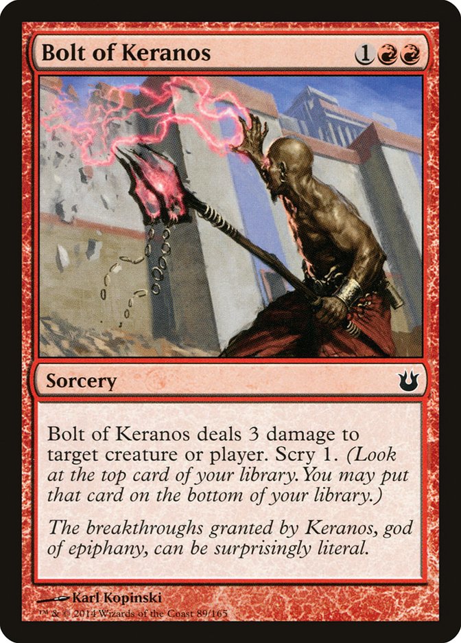 Bolt of Keranos 89/165 (Born of the Gods)  | Good Games Modbury