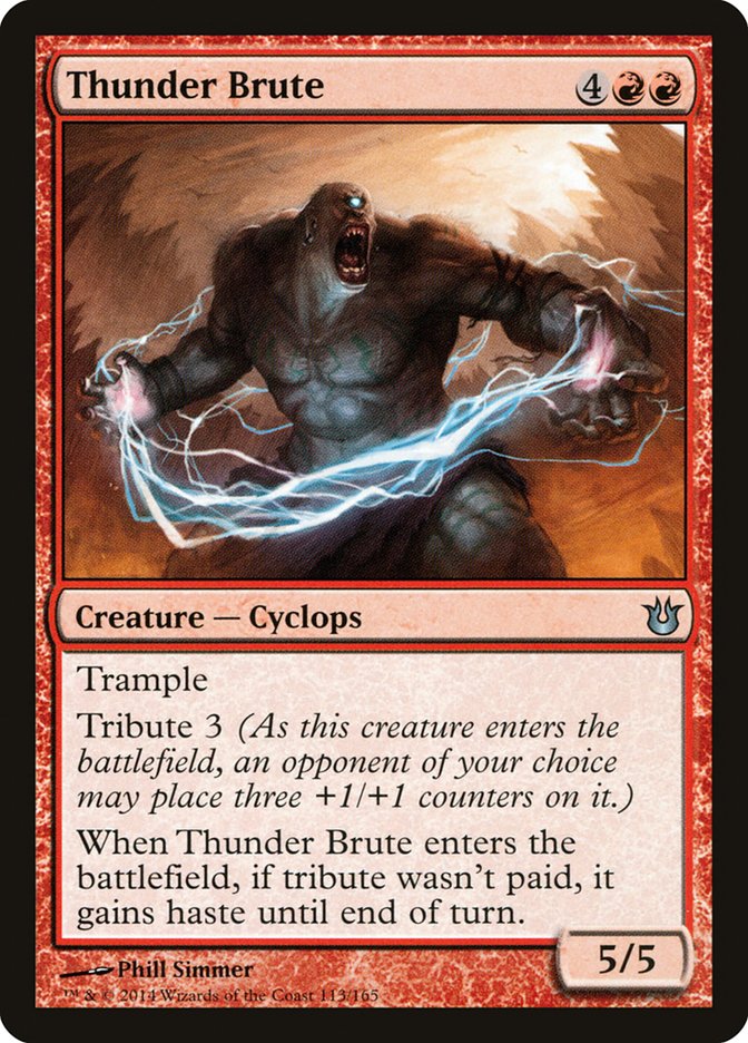 Thunder Brute 113/165 (Born of the Gods)  | Good Games Modbury