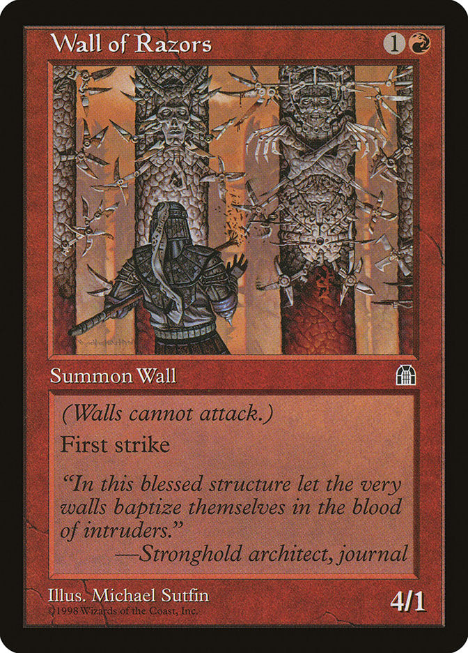 Wall of Razors 100/143 (Stronghold)  | Good Games Modbury