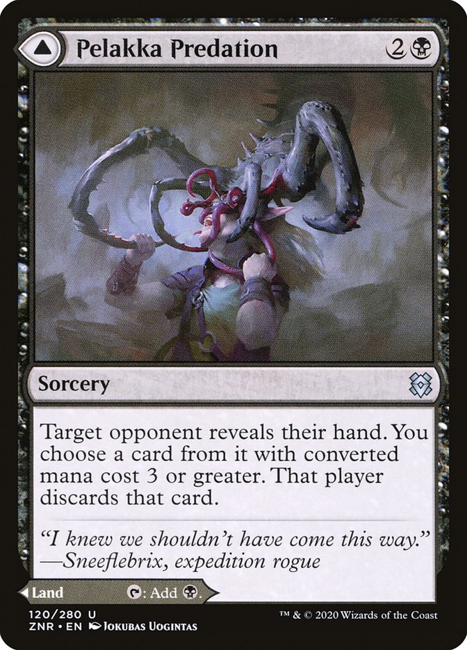 Pelakka Predation // Pelakka Caverns 120/280 (Zendikar Rising)  - Foil | Good Games Modbury