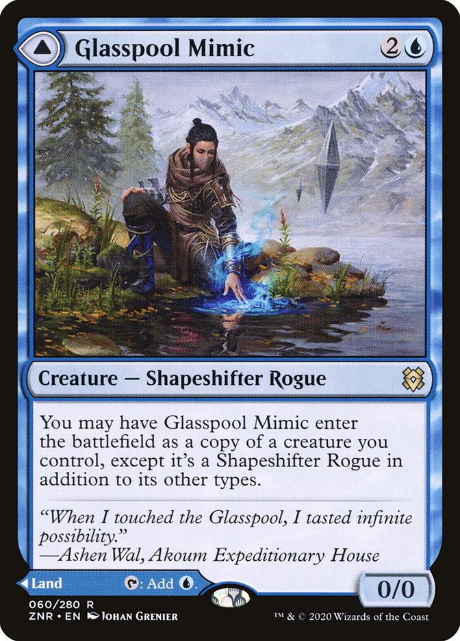 Glasspool Mimic // Glasspool Shore 60 (Zendikar Rising)  - Foil | Good Games Modbury