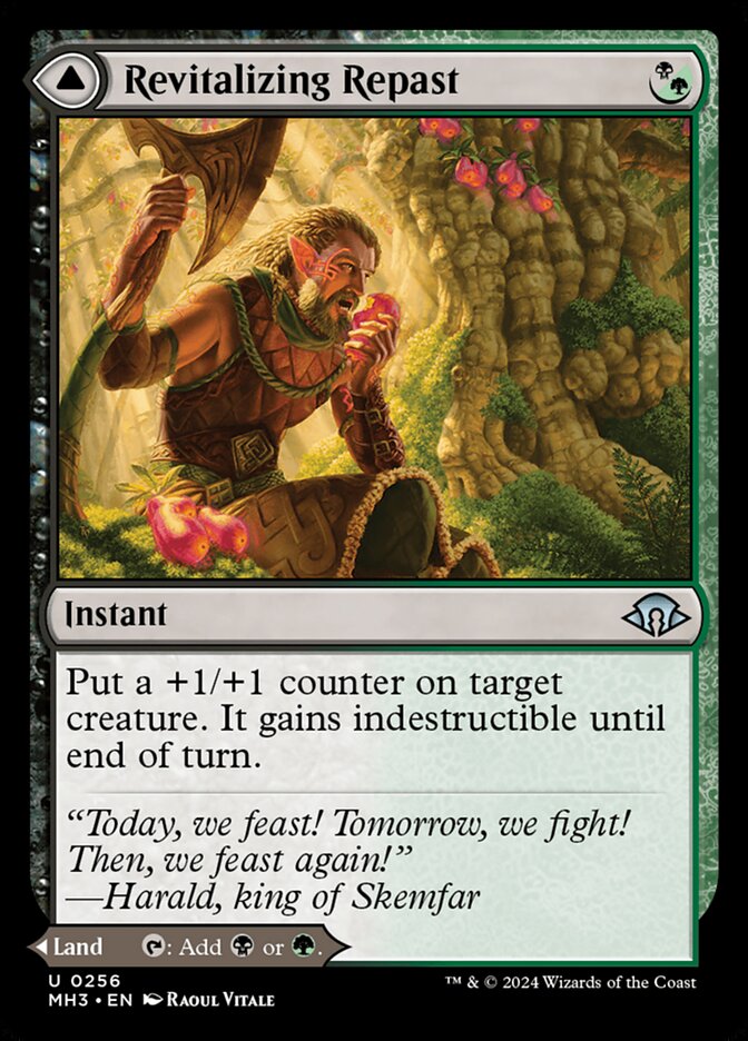 Revitalizing Repast // Old-Growth Grove 256/319 (Modern Horizons 3)  | Good Games Modbury