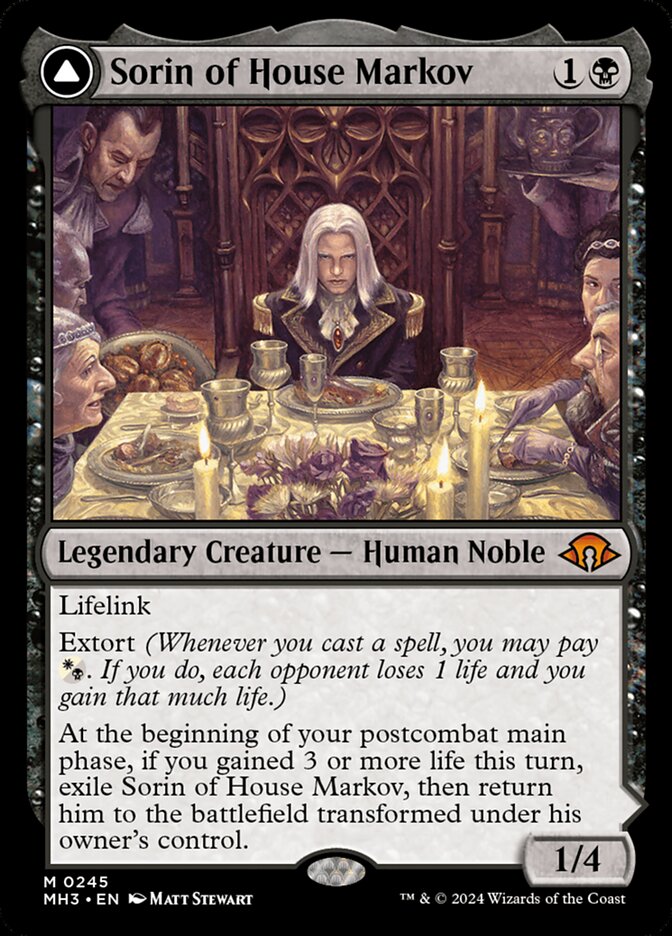 Sorin of House Markov // Sorin, Ravenous Neonate 245 (Modern Horizons 3)  | Good Games Modbury