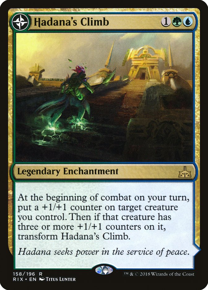 Hadana's Climb // Winged Temple of Orazca 158/196 (Rivals of Ixalan)  - Foil | Good Games Modbury