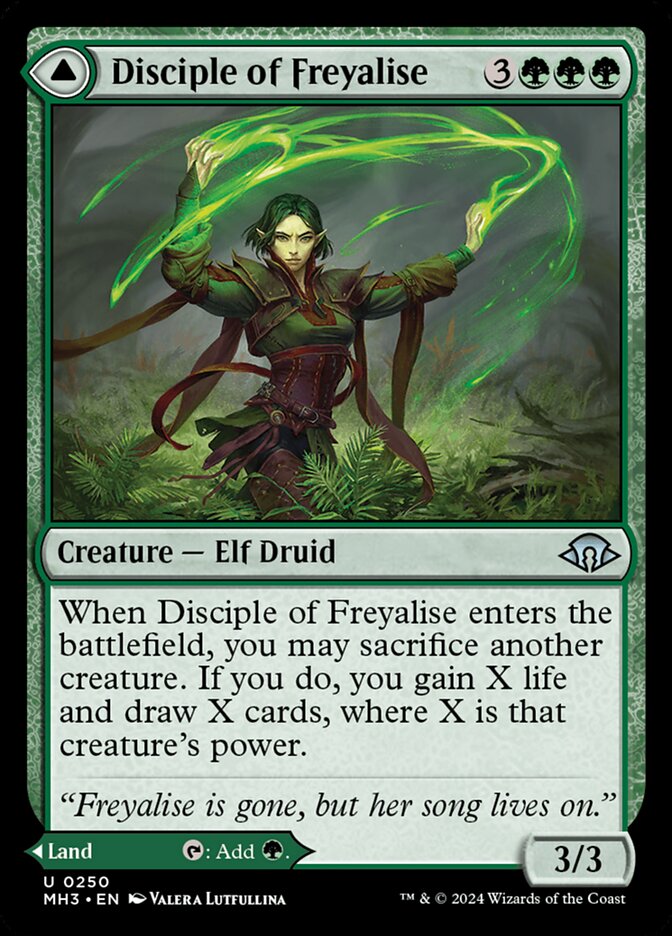 Disciple of Freyalise // Garden of Freyalise 250 (Modern Horizons 3)  | Good Games Modbury