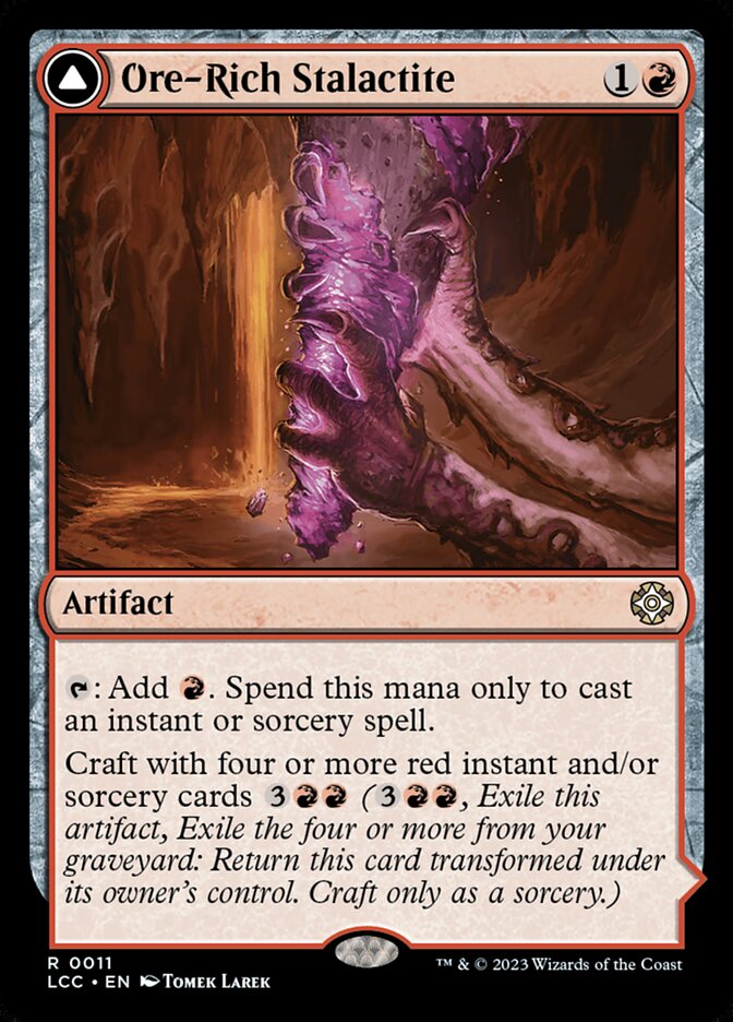 Ore-Rich Stalactite // Cosmium Catalyst 11/370 (Commander: The Lost Caverns of Ixalan)  | Good Games Modbury