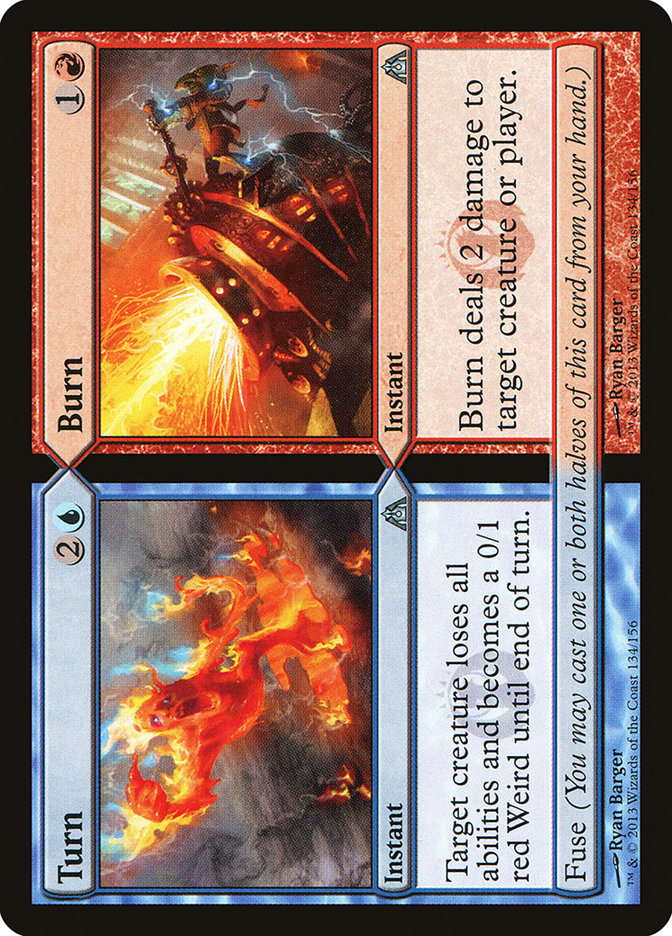 Turn // Burn 134/156 (Dragon's Maze)  | Good Games Modbury