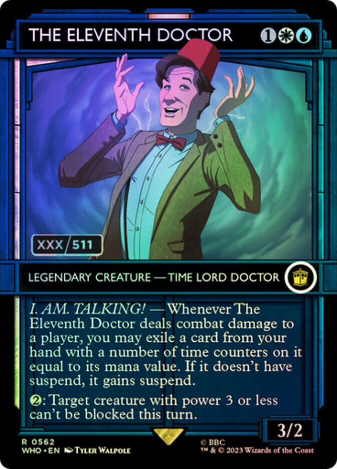 The Eleventh Doctor Serialized 562z/331 (Universes Beyond: Doctor Who)  - Double Rainbow Foil | Good Games Modbury