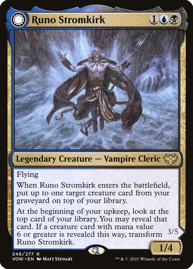 Runo Stromkirk // Krothuss, Lord of the Deep 246/277 (Innistrad: Crimson Vow)  | Good Games Modbury
