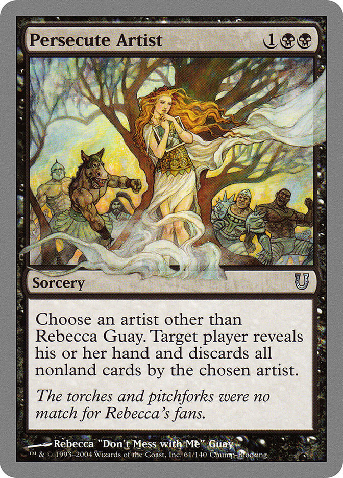 Persecute Artist 61/140 (Unhinged)  | Good Games Modbury