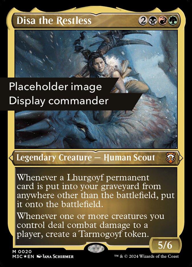 Disa the Restless Display Commander Ripple Foil Thick Stock 148 (Commander: Modern Horizons 3)  - Foil | Good Games Modbury