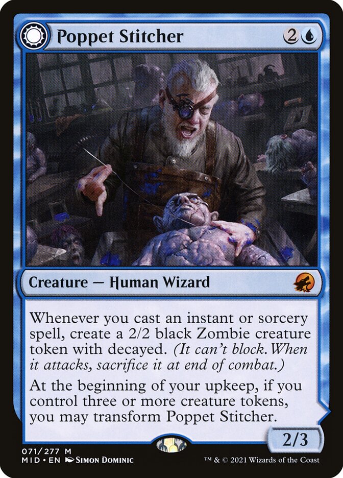 Poppet Stitcher // Poppet Factory 71/277 (Innistrad: Midnight Hunt)  | Good Games Modbury