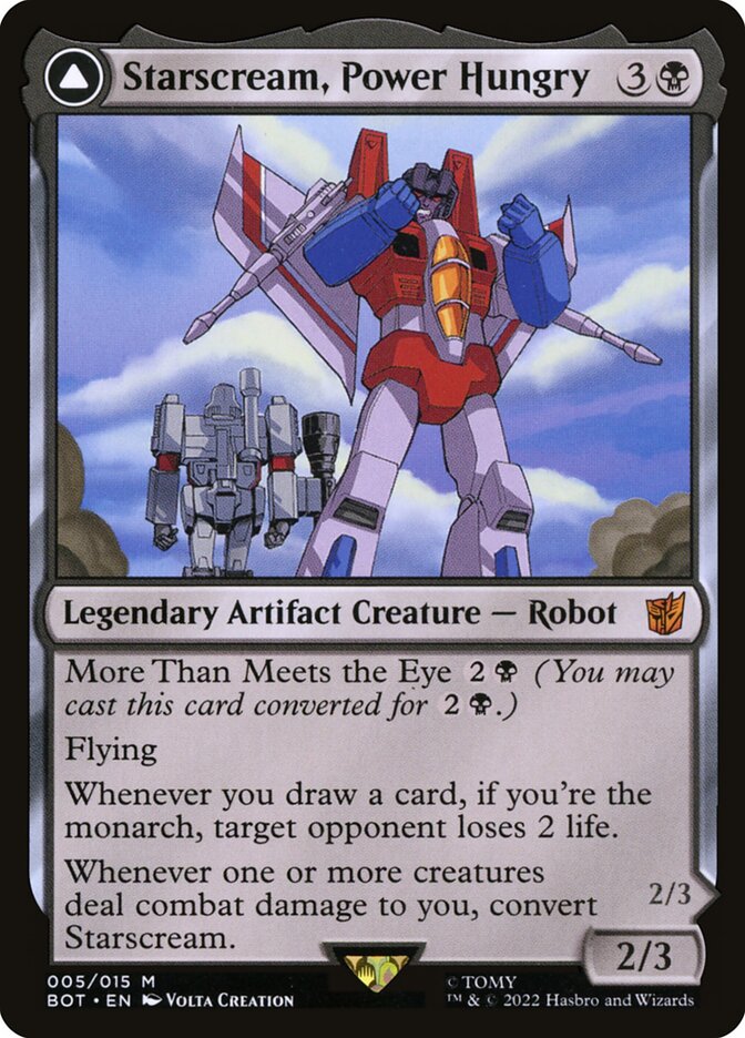 Starscream Power Hungry 5 (Universes Beyond: Transformers)  | Good Games Modbury
