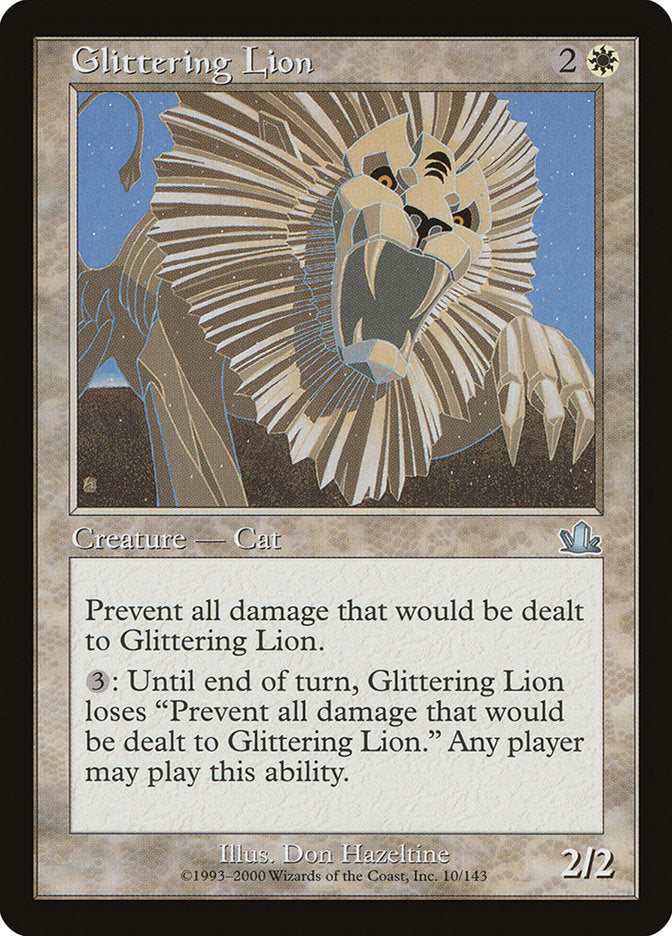 Glittering Lion 10/143 (Prophecy)  - Foil | Good Games Modbury