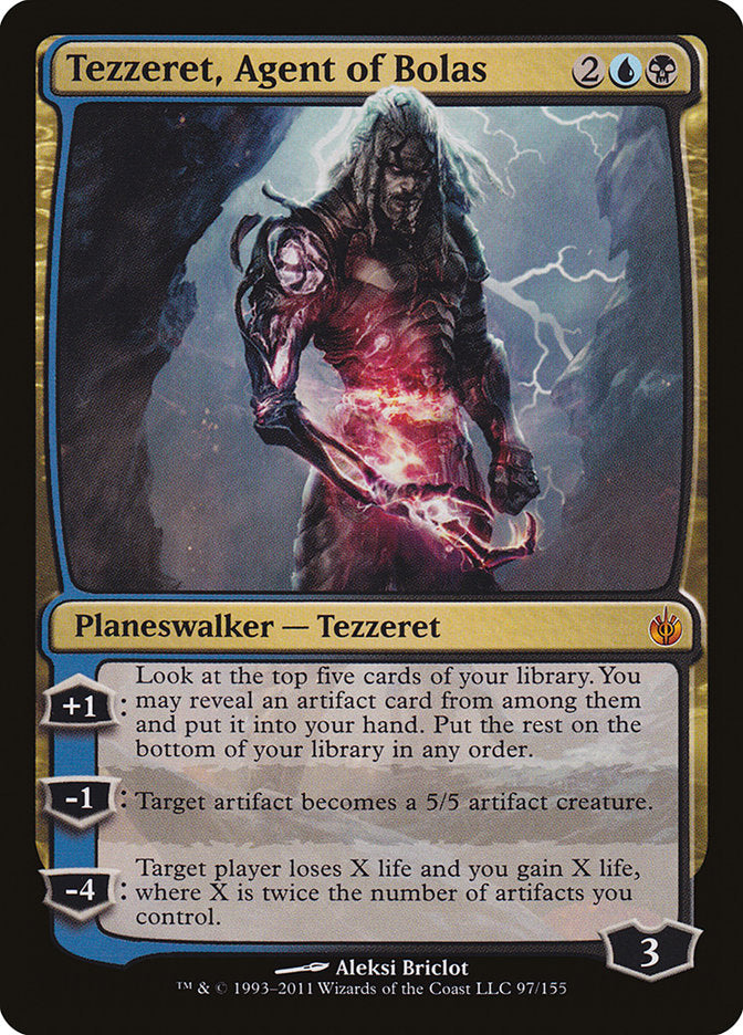 Tezzeret, Agent of Bolas 97/155 (Mirrodin Besieged)  | Good Games Modbury