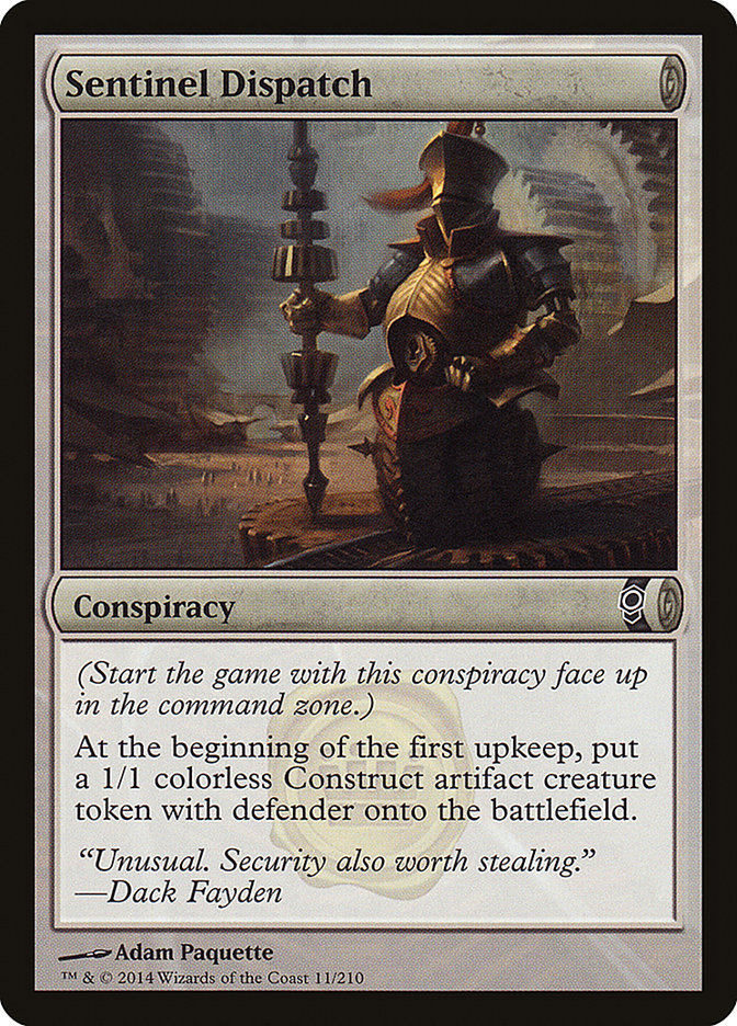 Sentinel Dispatch 11 (Conspiracy)  - Foil | Good Games Modbury