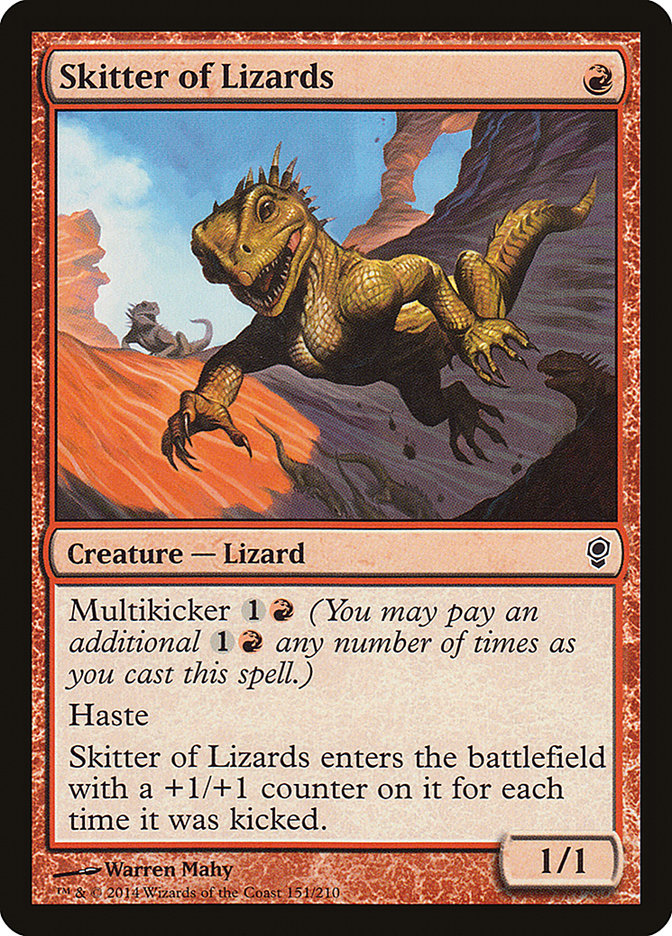 Skitter of Lizards 151/210 (Conspiracy)  - Foil | Good Games Modbury