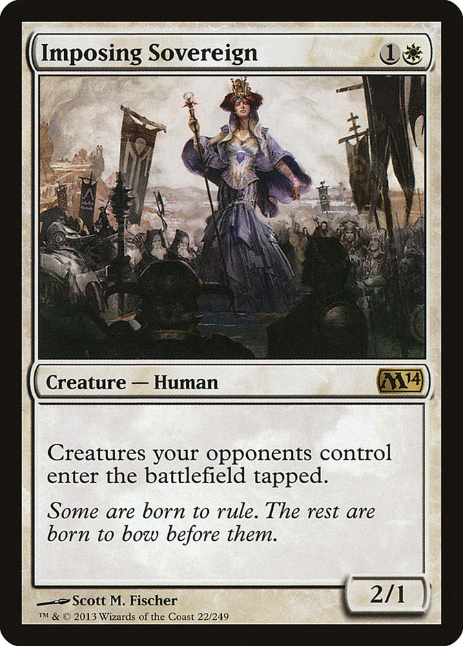 Imposing Sovereign 22/249 (Magic 2014 (M14))  | Good Games Modbury