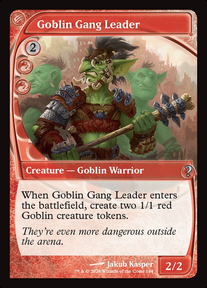 Goblin Gang Leader 144 (Mystery Booster 2)  - Future Sight Foil | Good Games Modbury