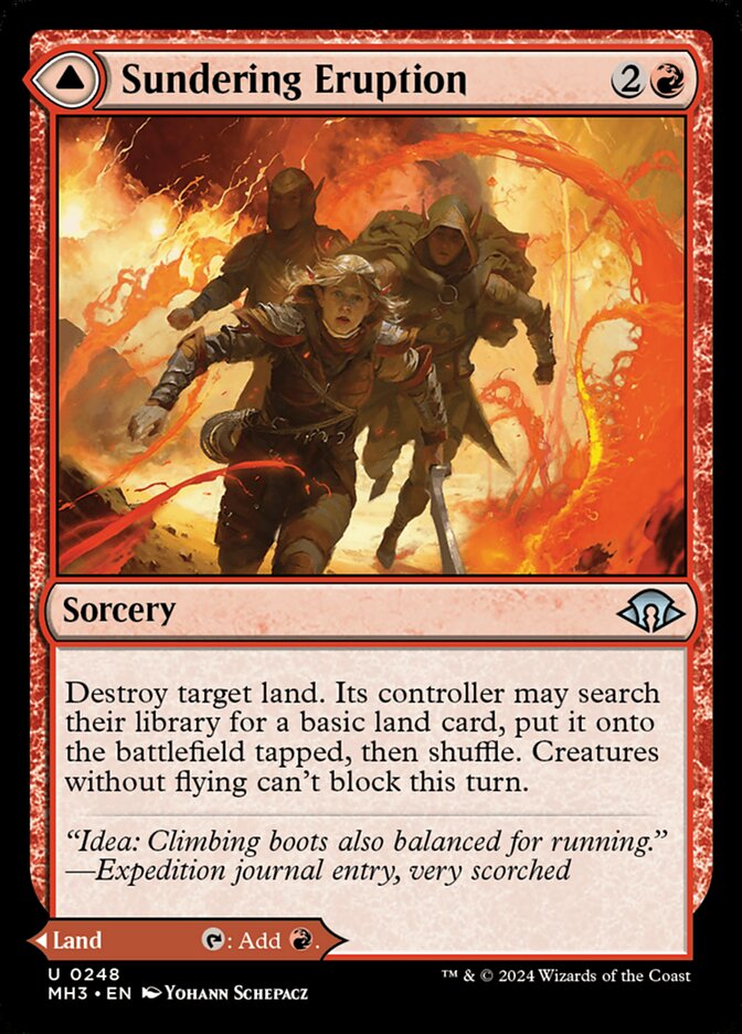 Sundering Eruption // Volcanic Fissure 248 (Modern Horizons 3)  | Good Games Modbury