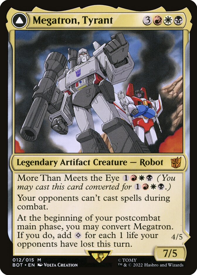 Megatron Tyrant 12 (Universes Beyond: Transformers)  | Good Games Modbury