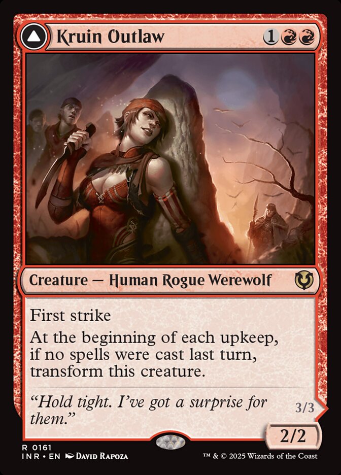 Kruin Outlaw // Terror of Kruin Pass 161 (Innistrad Remastered)  - Foil | Good Games Modbury