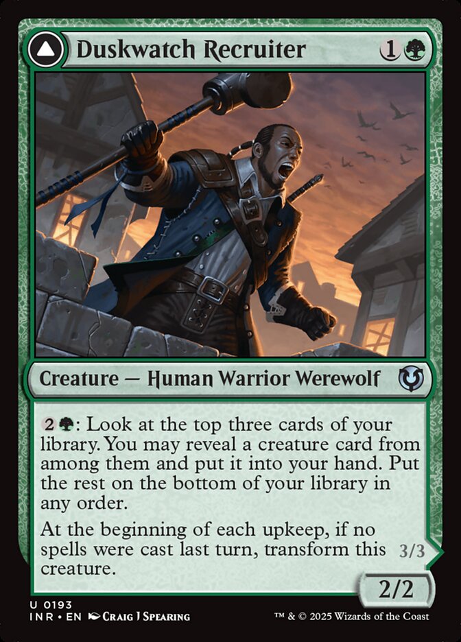 Duskwatch Recruiter // Krallenhorde Howler 193 (Innistrad Remastered)  | Good Games Modbury