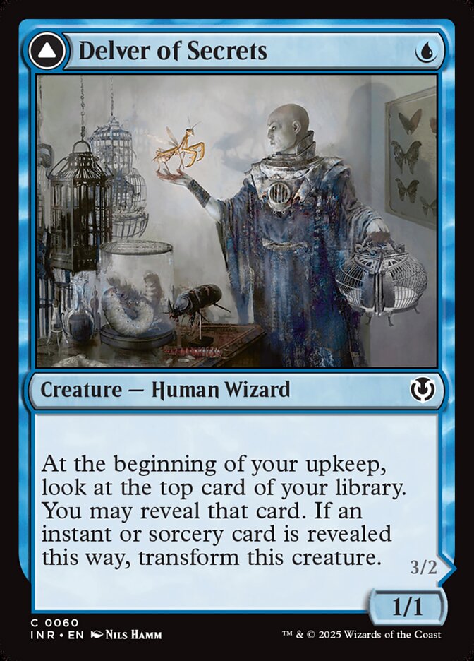 Delver of Secrets // Insectile Aberration 60 (Innistrad Remastered)  - Foil | Good Games Modbury