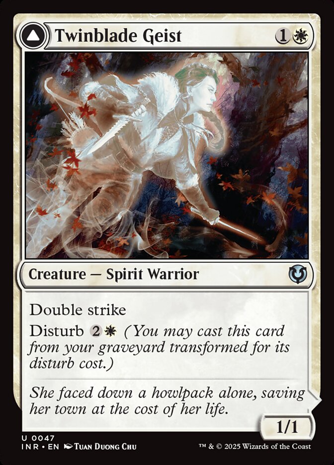 Twinblade Geist // Twinblade Invocation 47/287 (Innistrad Remastered)  | Good Games Modbury