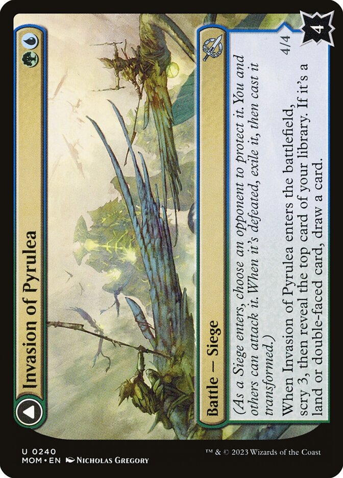 Invasion of Pyrulea // Gargantuan Slabhorn 240/291 (March of the Machine)  - Foil | Good Games Modbury