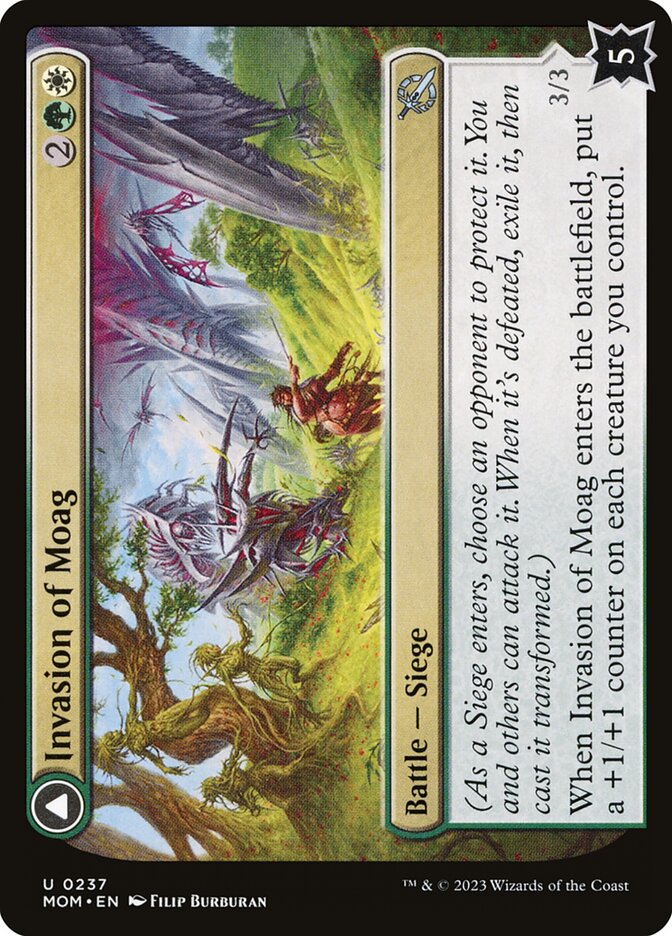 Invasion of Moag // Bloomwielder Dryads 237/291 (March of the Machine)  | Good Games Modbury