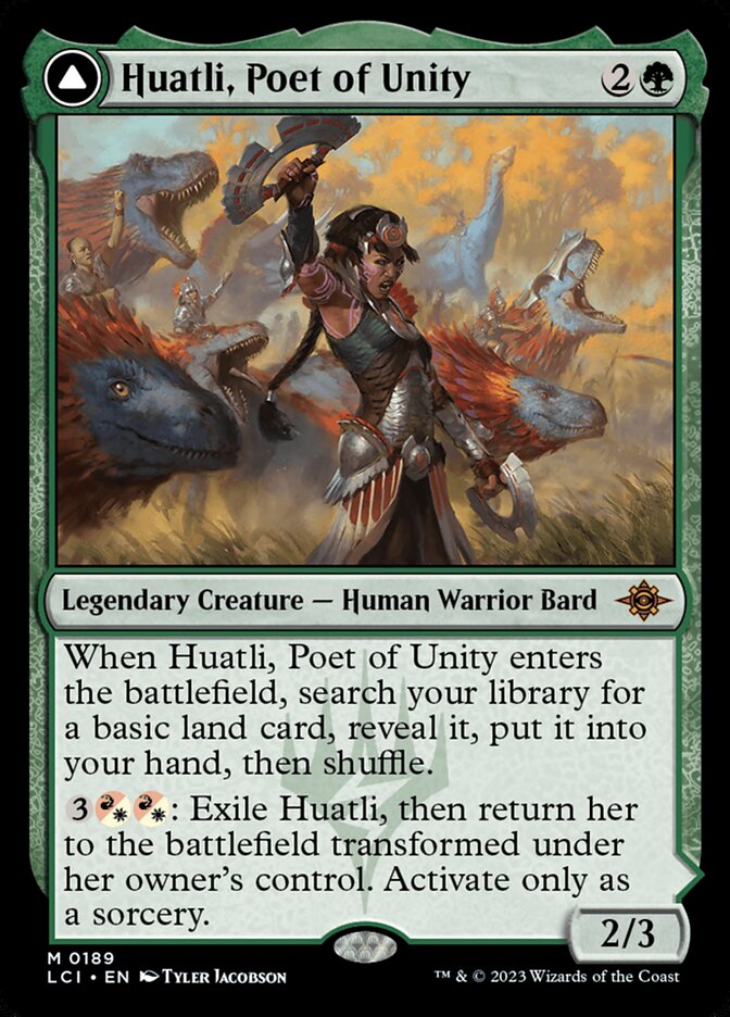 Huatli, Poet of Unity // Roar of the Fifth People 189 (The Lost Caverns of Ixalan)  | Good Games Modbury
