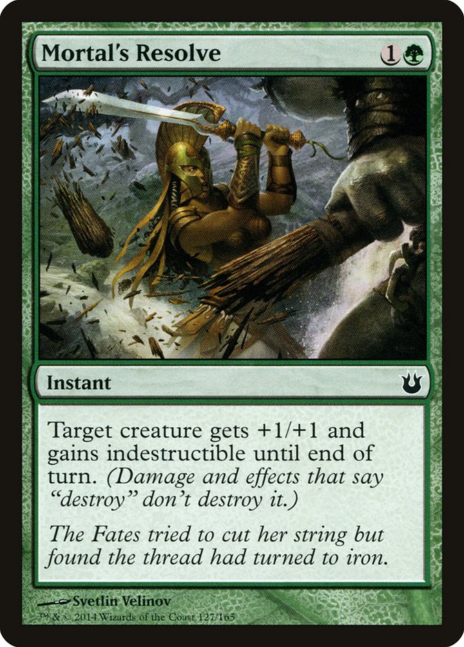 Mortal's Resolve 127/165 (Born of the Gods)  - Foil | Good Games Modbury