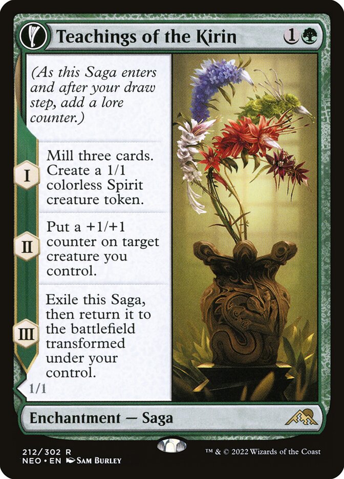 Teachings of the Kirin // Kirin-Touched Orochi 212/302 (Kamigawa: Neon Dynasty)  - Foil | Good Games Modbury