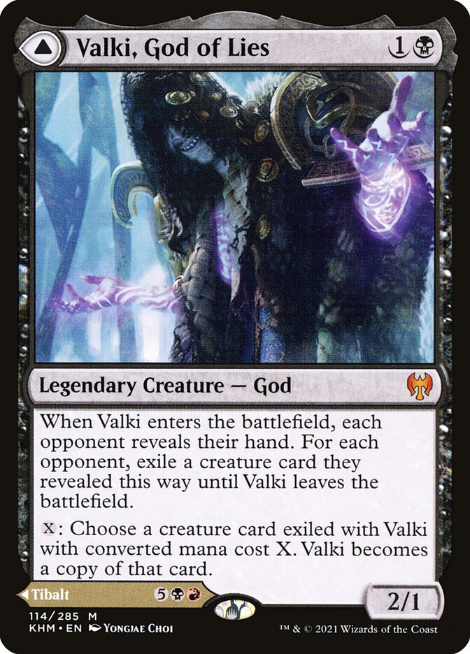 Valki, God of Lies // Tibalt, Cosmic Impostor 114/285 (Kaldheim)  - Foil | Good Games Modbury